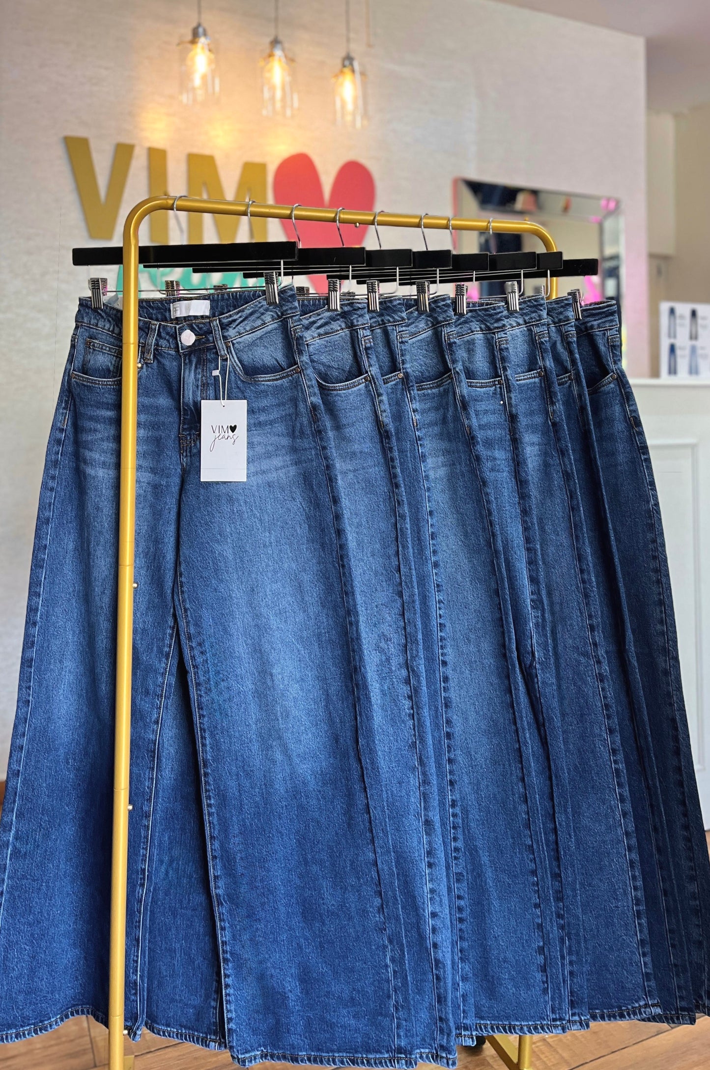 WIDE LEG FIT MEZCLILLA