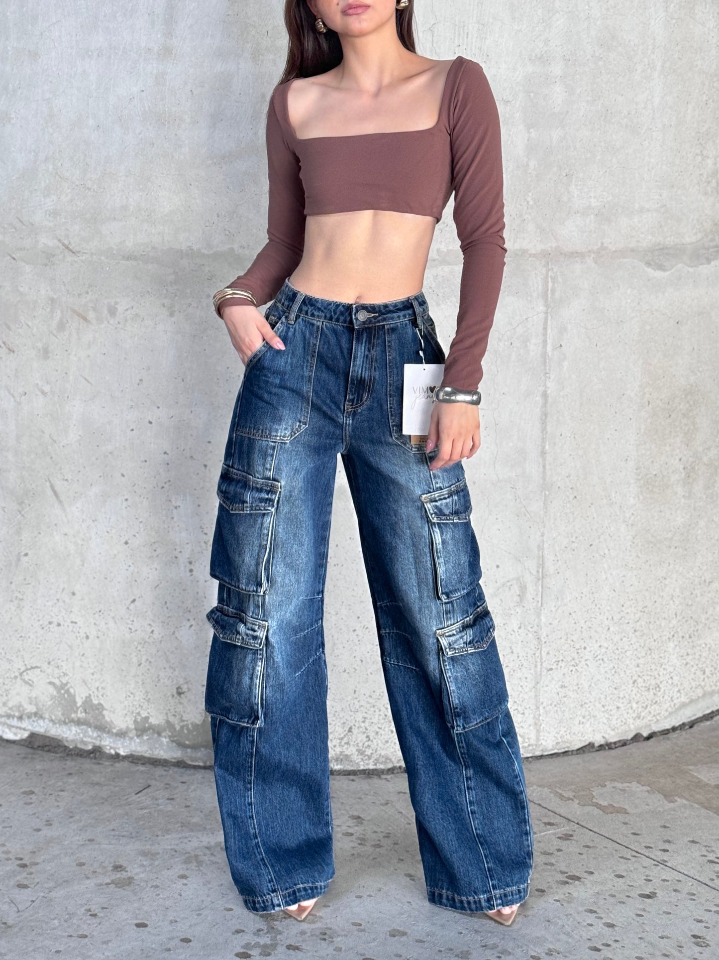 CARGO JEANS BOLSAS B