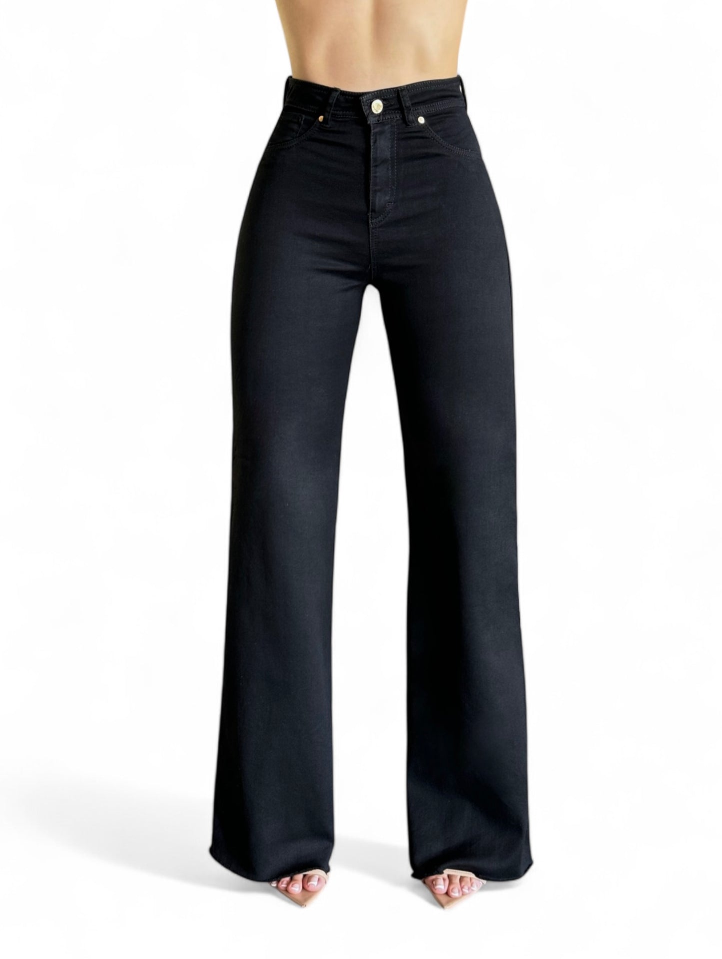 WIDE LEG VIM NEGRO