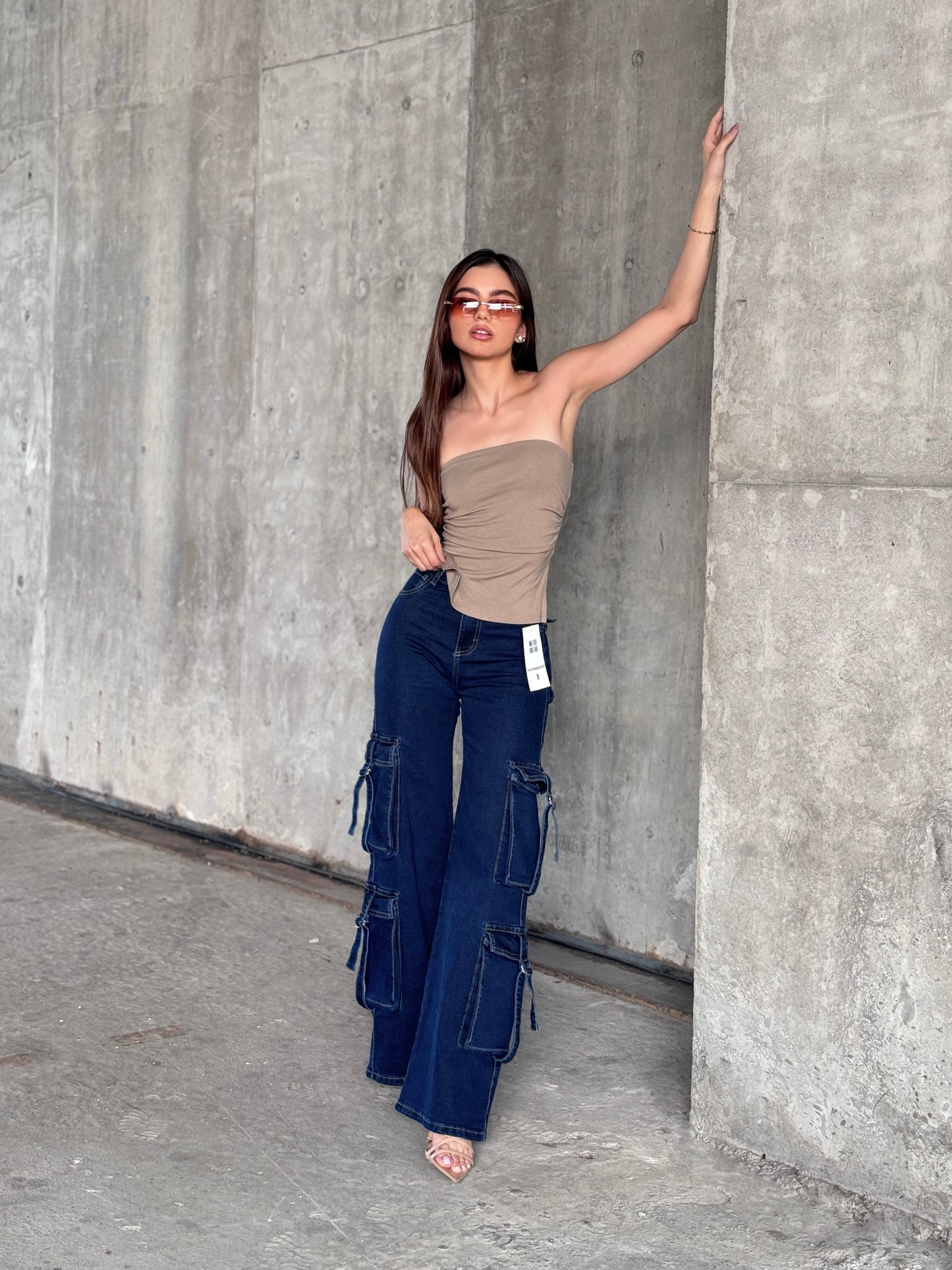 CARGO JEANS VIM ÍNDIGO
