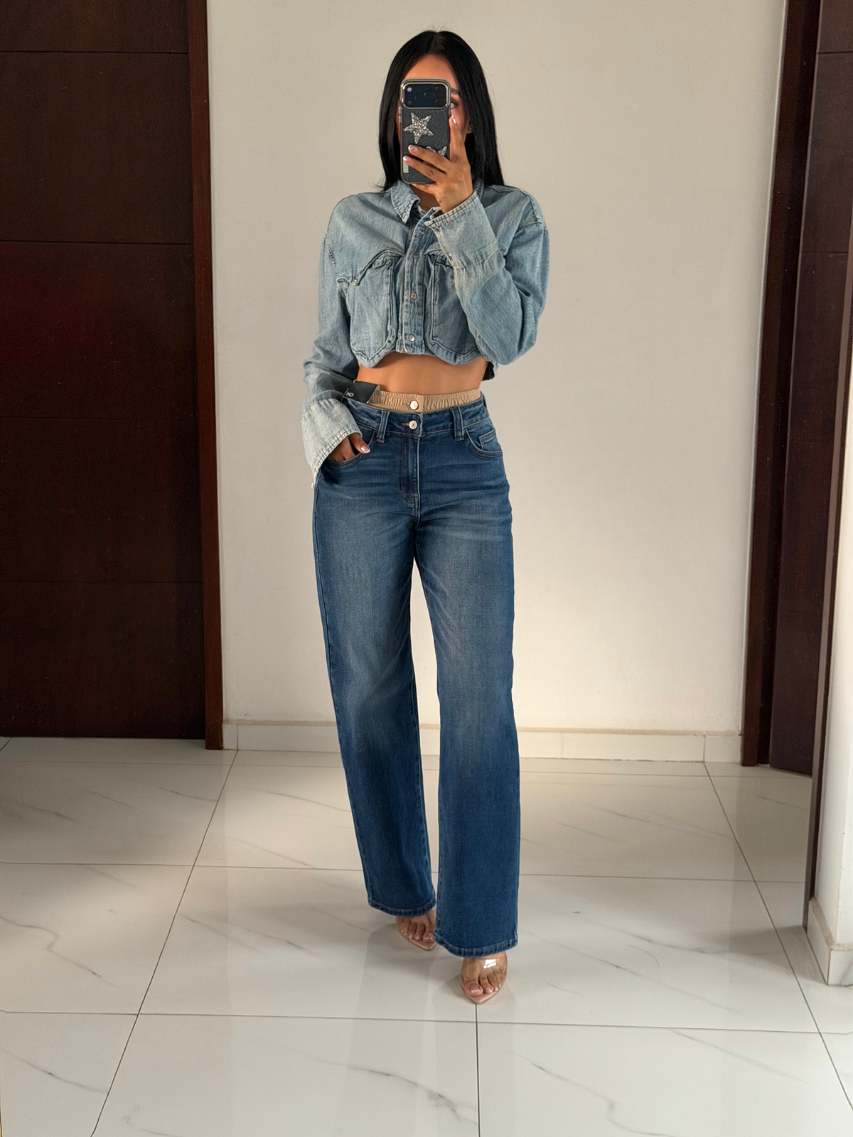 WIDE LEG DOBLE PRETINA