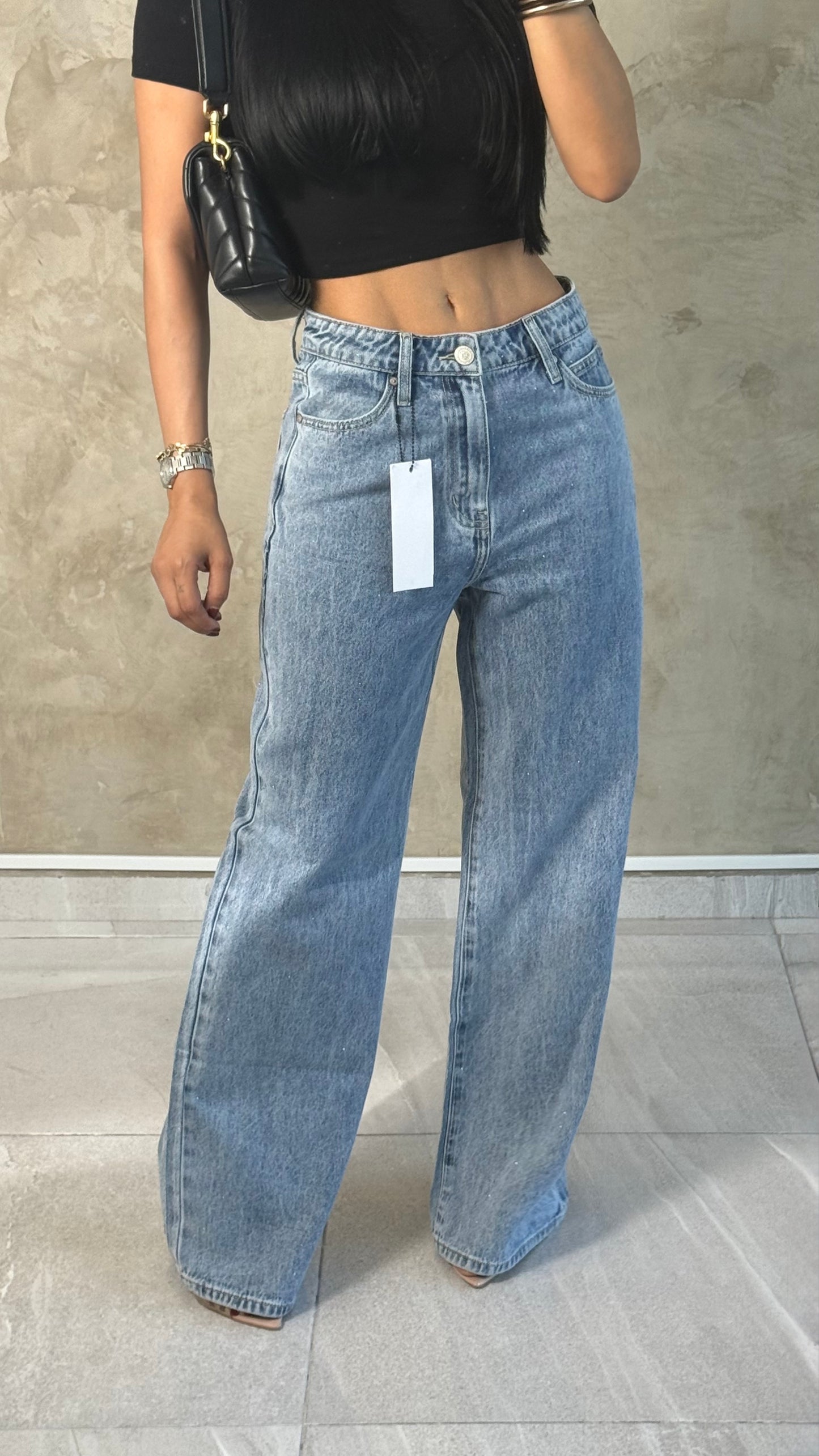 BAGGY LOW RISE B BRILLO