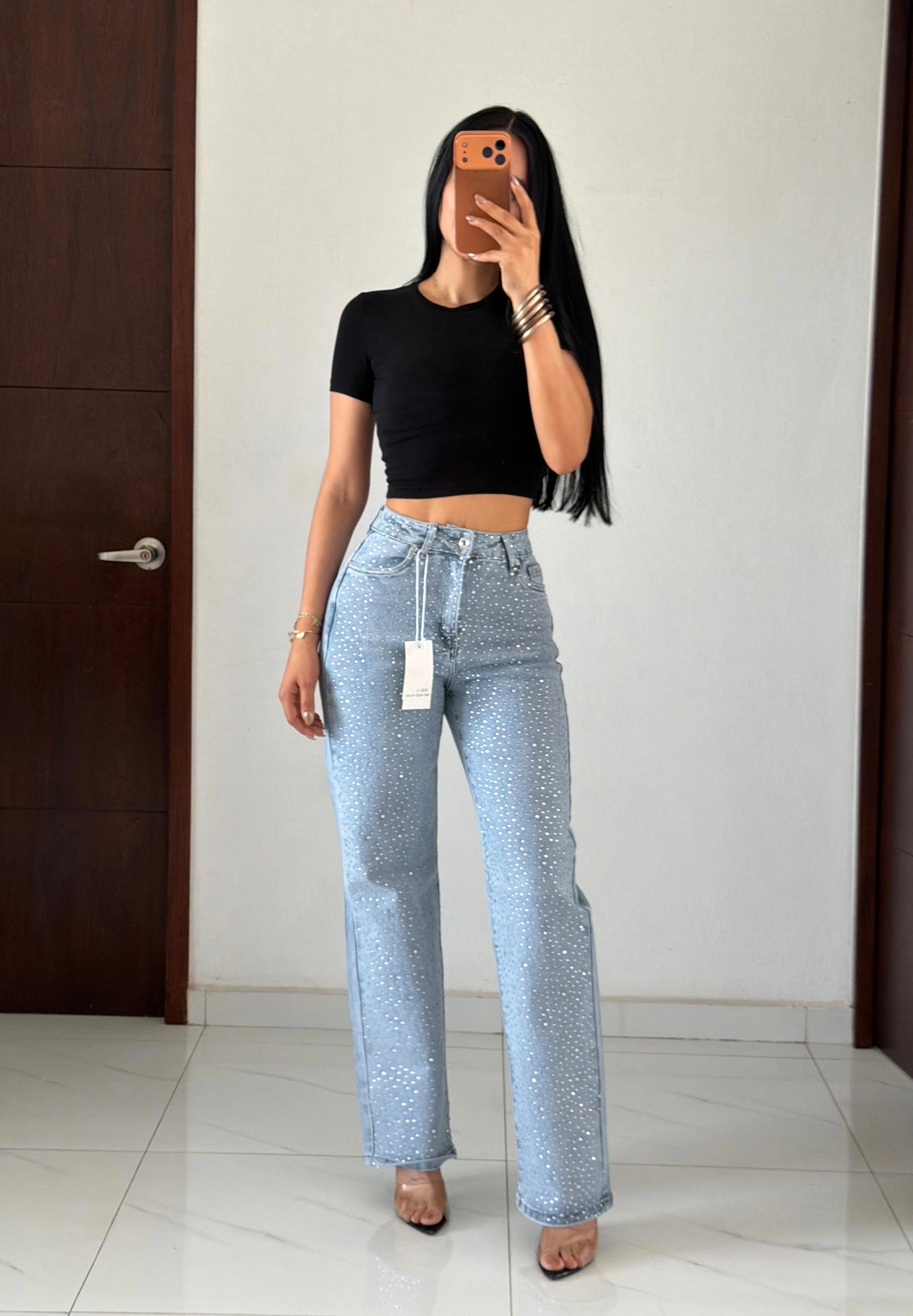 WIDE LEG LIGHT BRILLOS