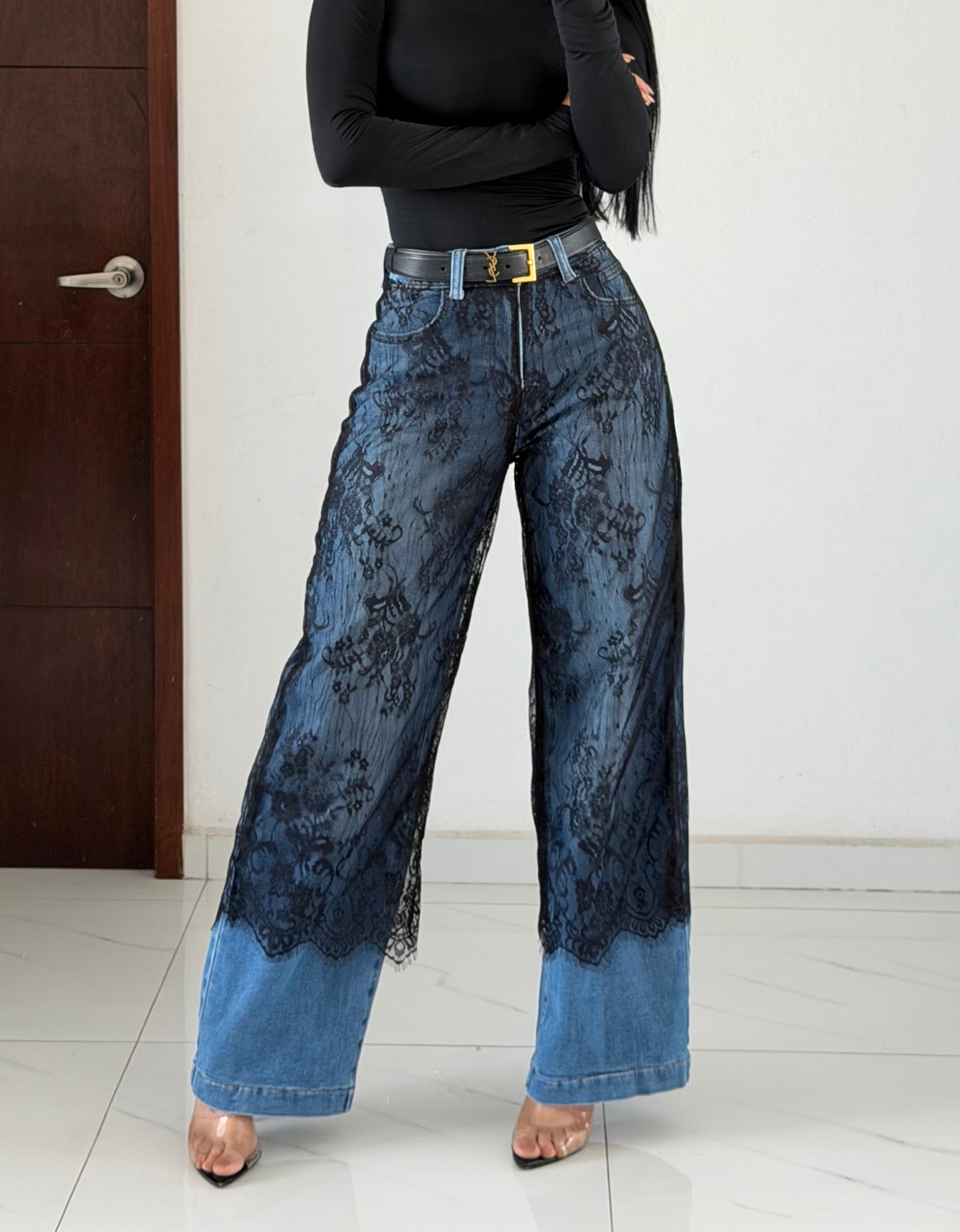 BAGGY JEANS ENCAJE
