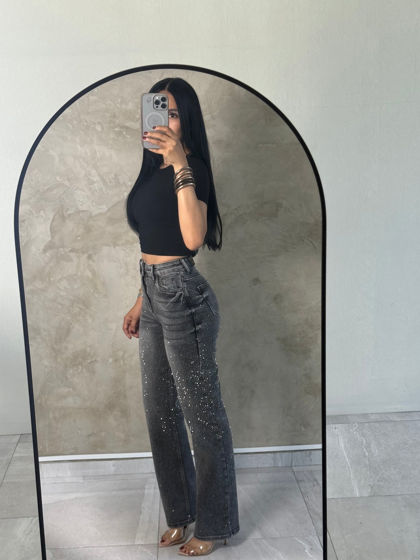 WIDE LEG OXFORD BRILLOS