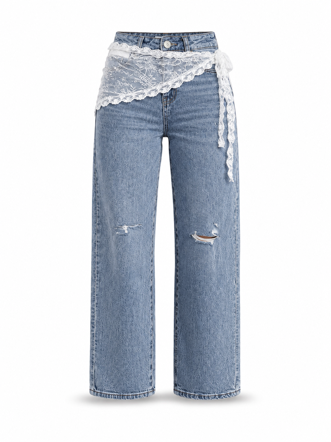 WIDE LEG BANDANA ENCAJE