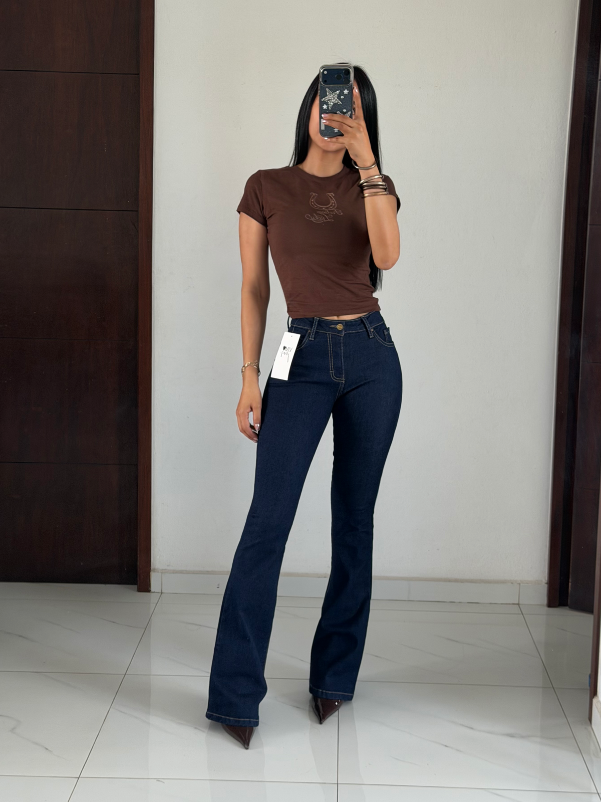 BOOTCUT VIM BORDADO BULL DARK