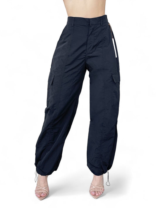 CARGO JEANS NYLON NEGRO