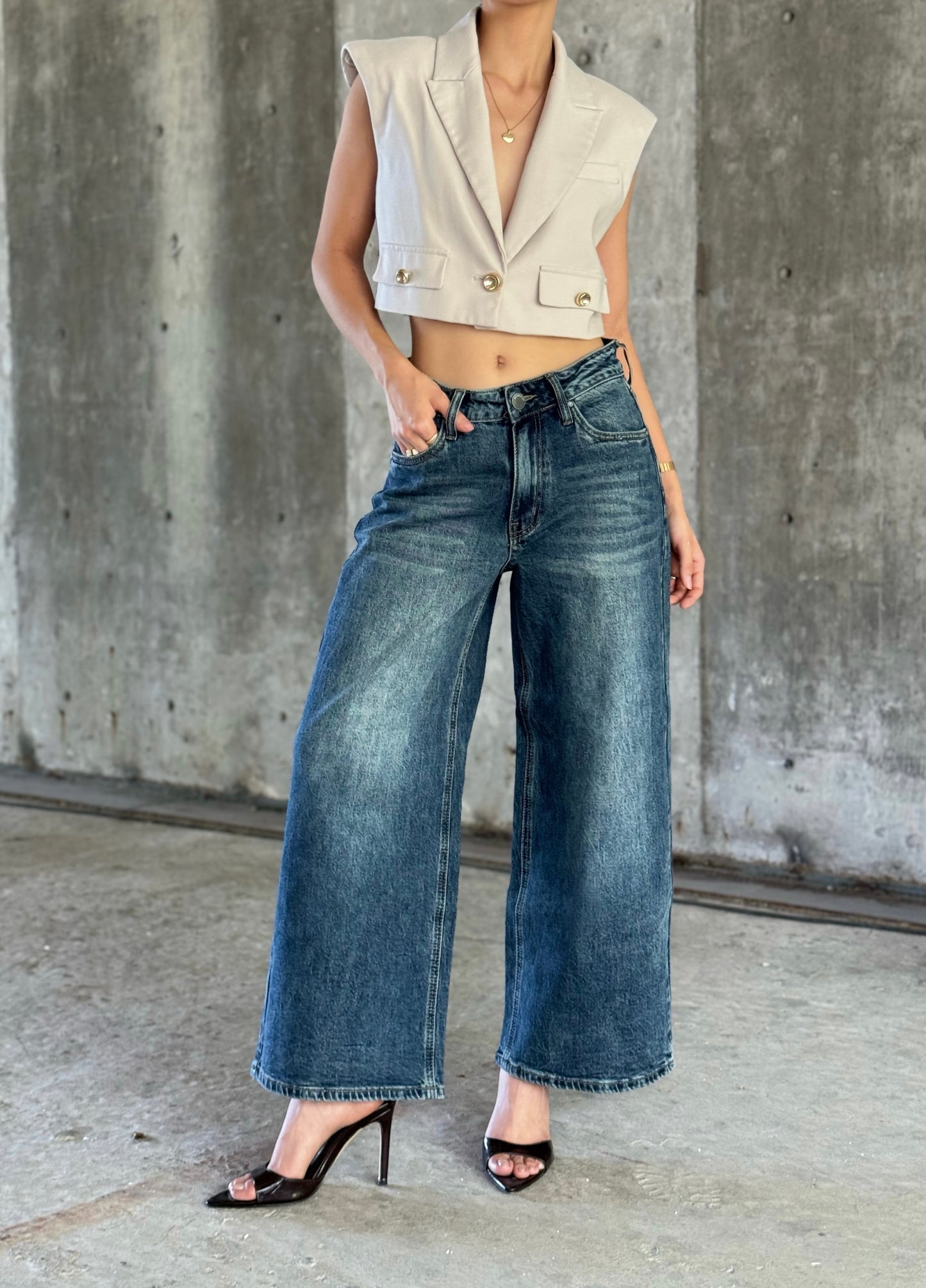 CROPPED JEANS