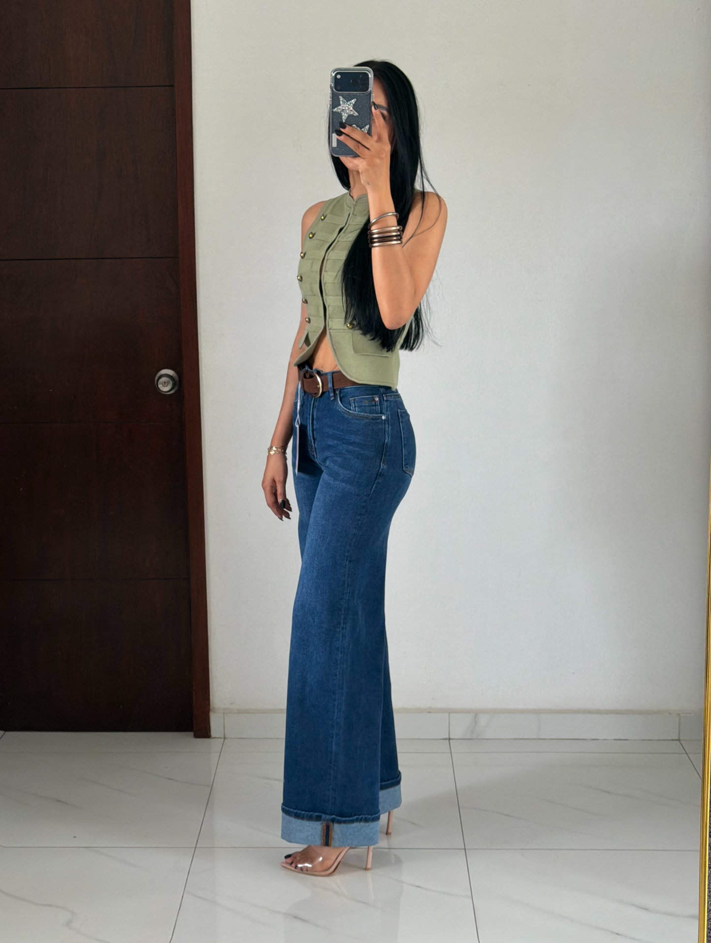 WIDE LEG DARK PRETINA