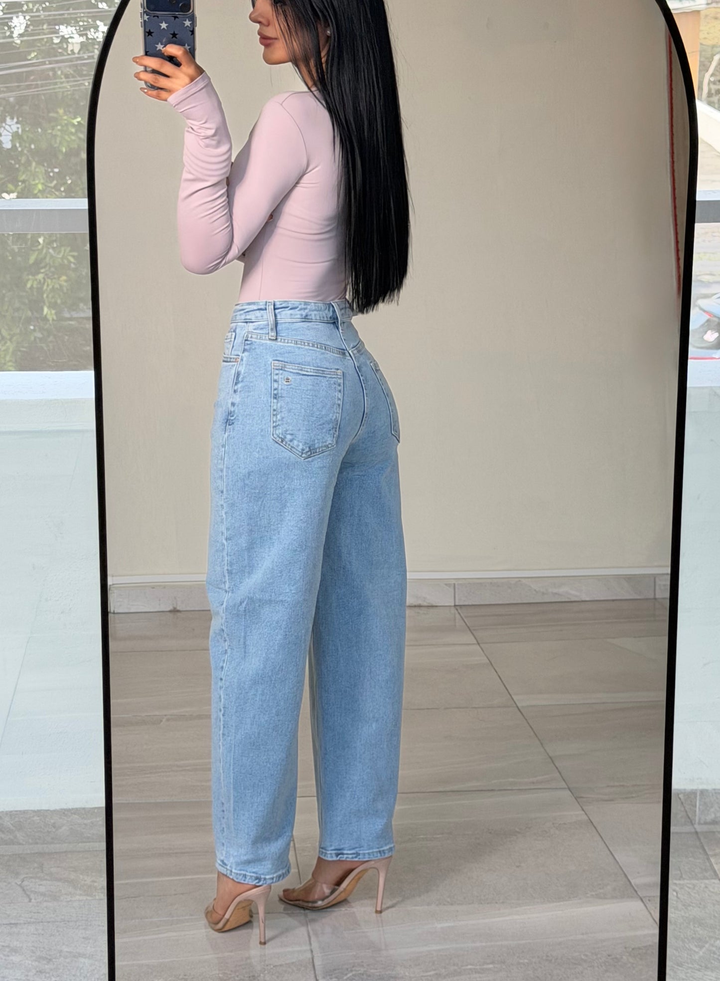 BARREL LIGHT DENIM