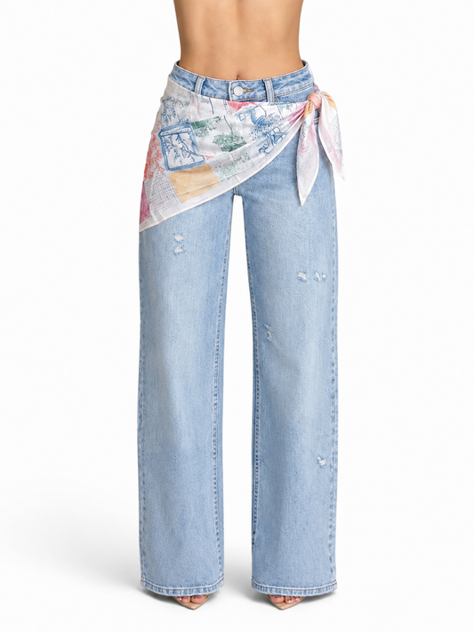 WIDE LEG BANDANA COLORES