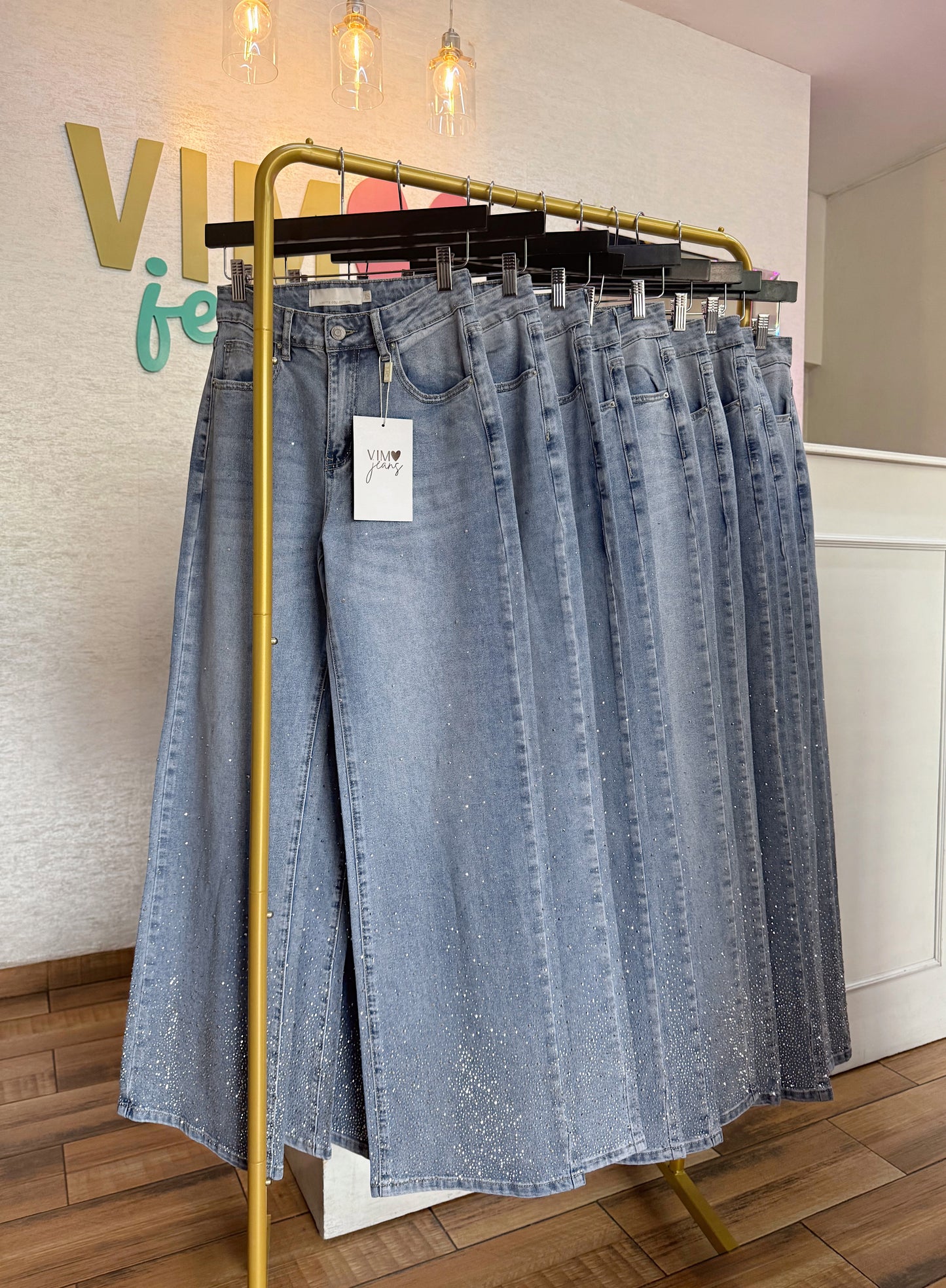 WIDE LEG BRILLOS ABAJO LC