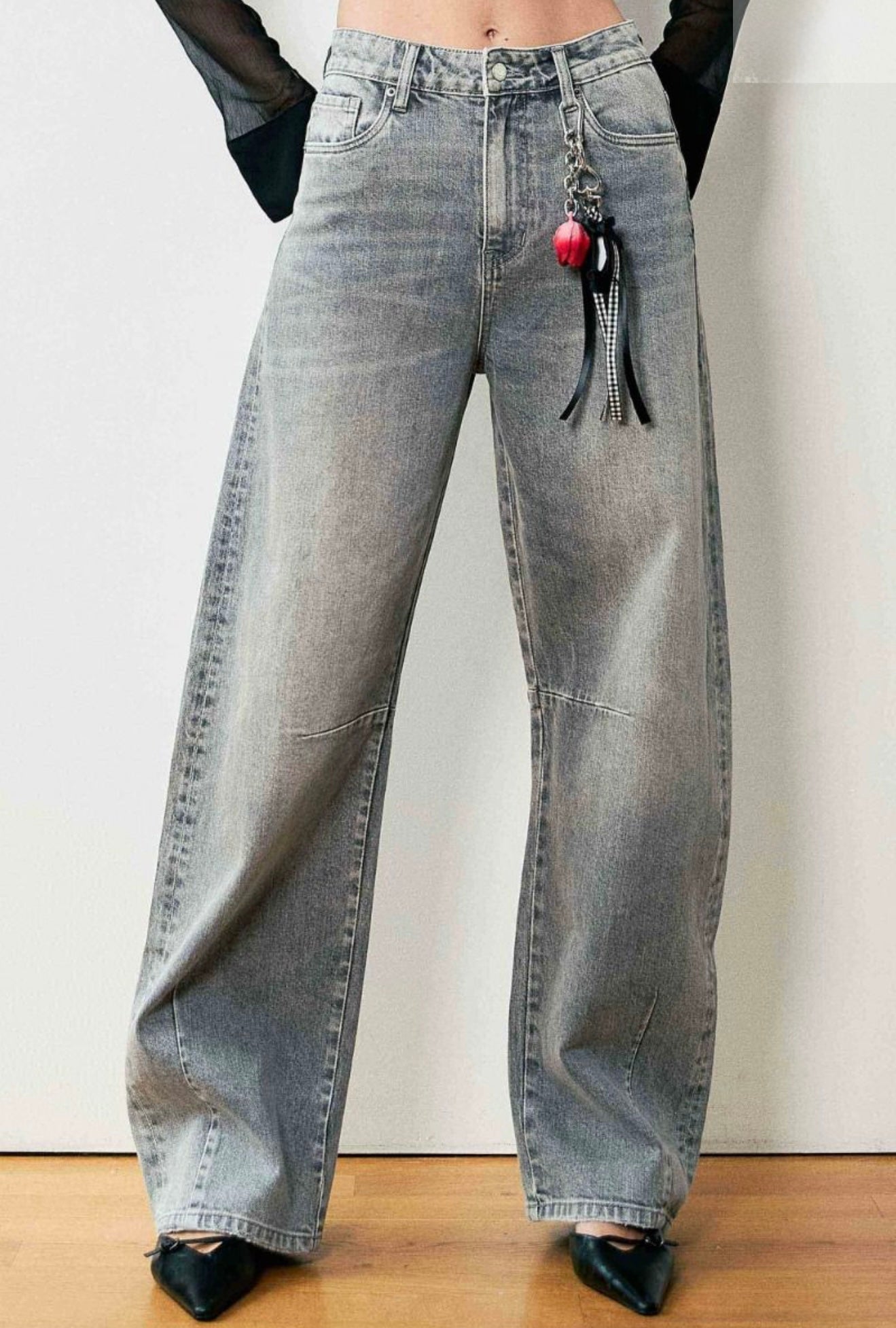 BAGGY BARREL GRIS VIBRANT MIU