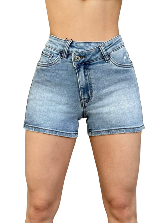 SHORT PRETINA CRUZADA