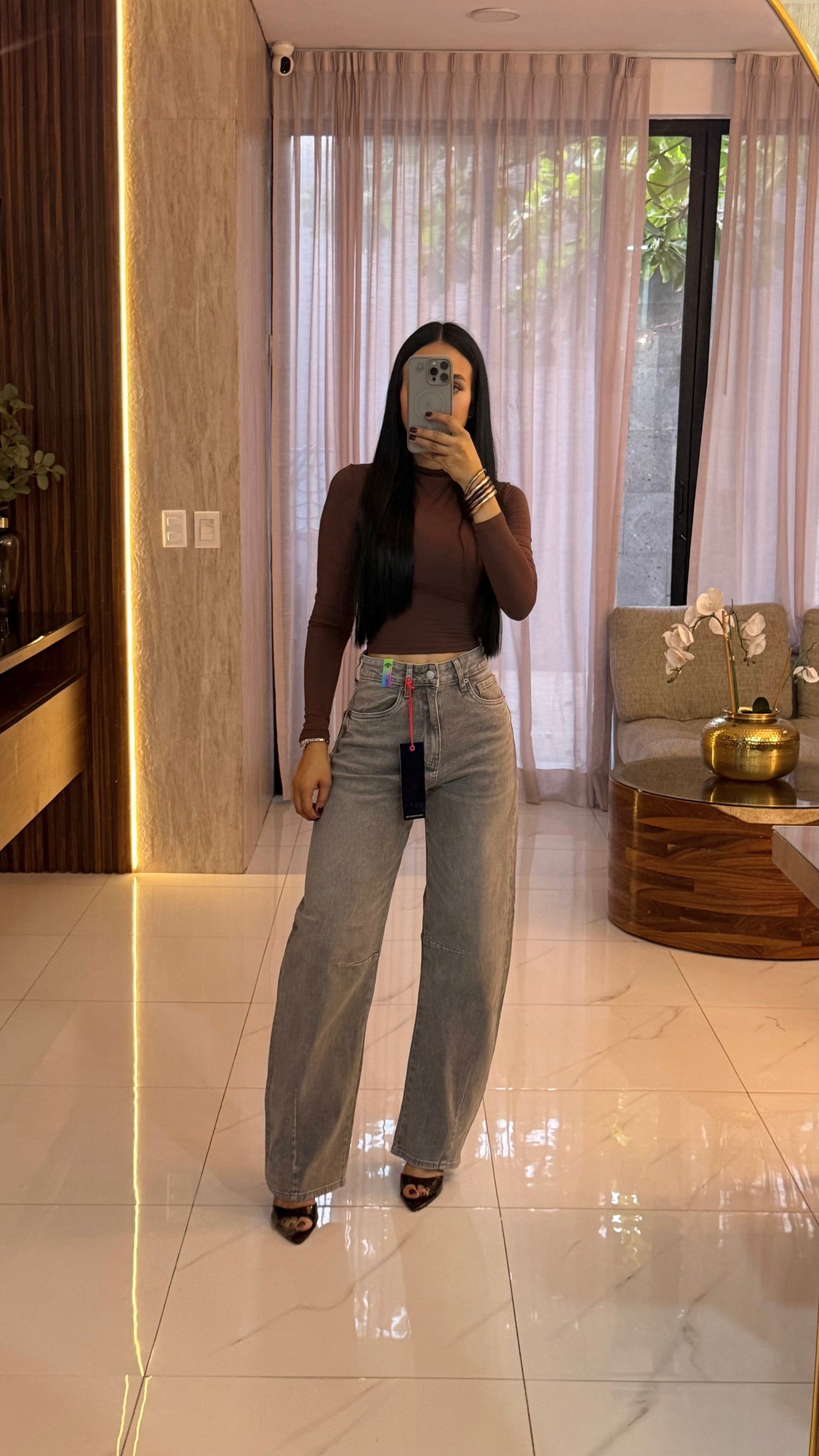 BAGGY BARREL GRIS VIBRANT MIU