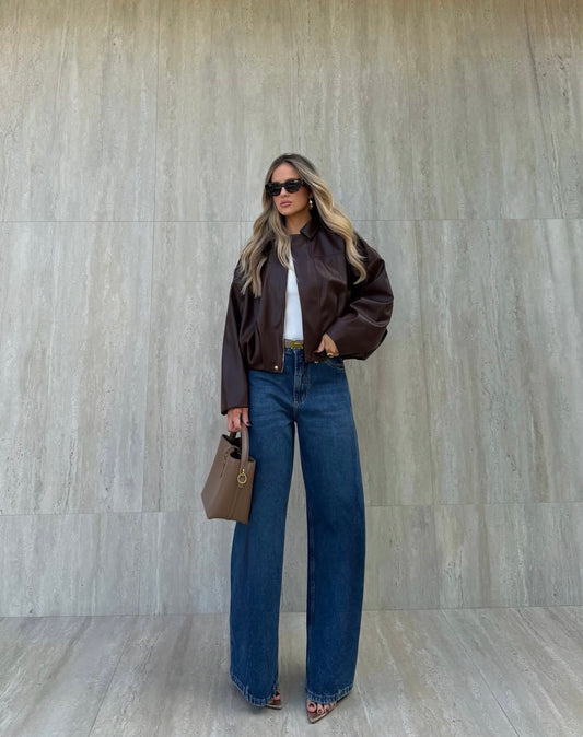 WIDE LEG FIT MEZCLILLA