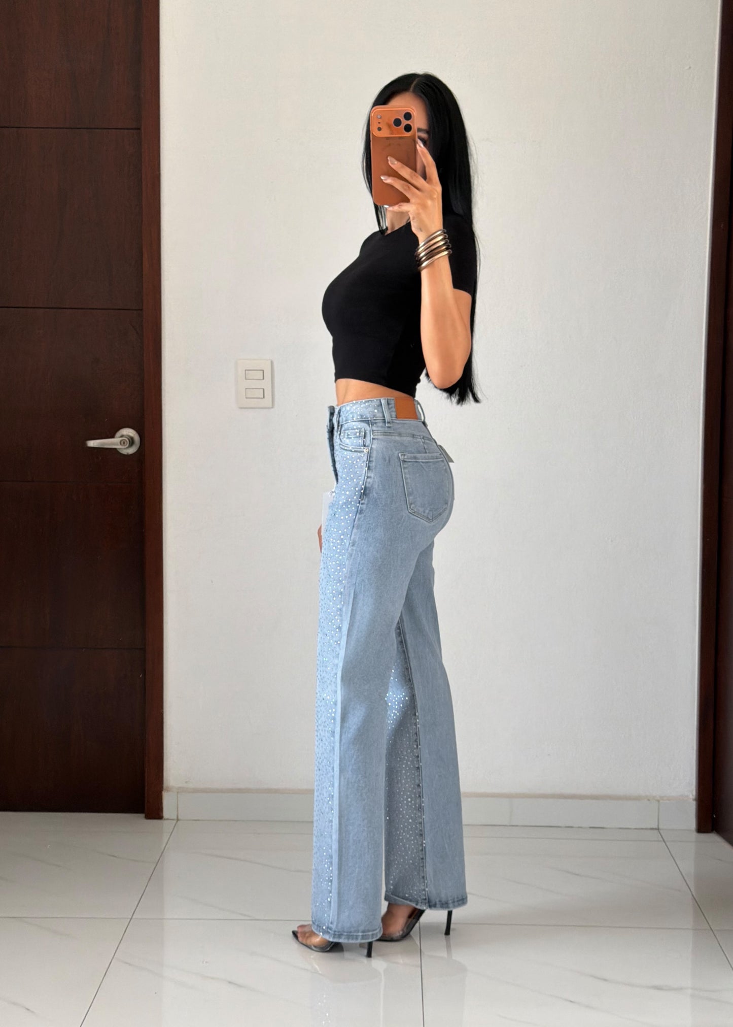 WIDE LEG LIGHT BRILLOS