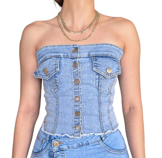 TOP DENIM LIGHT