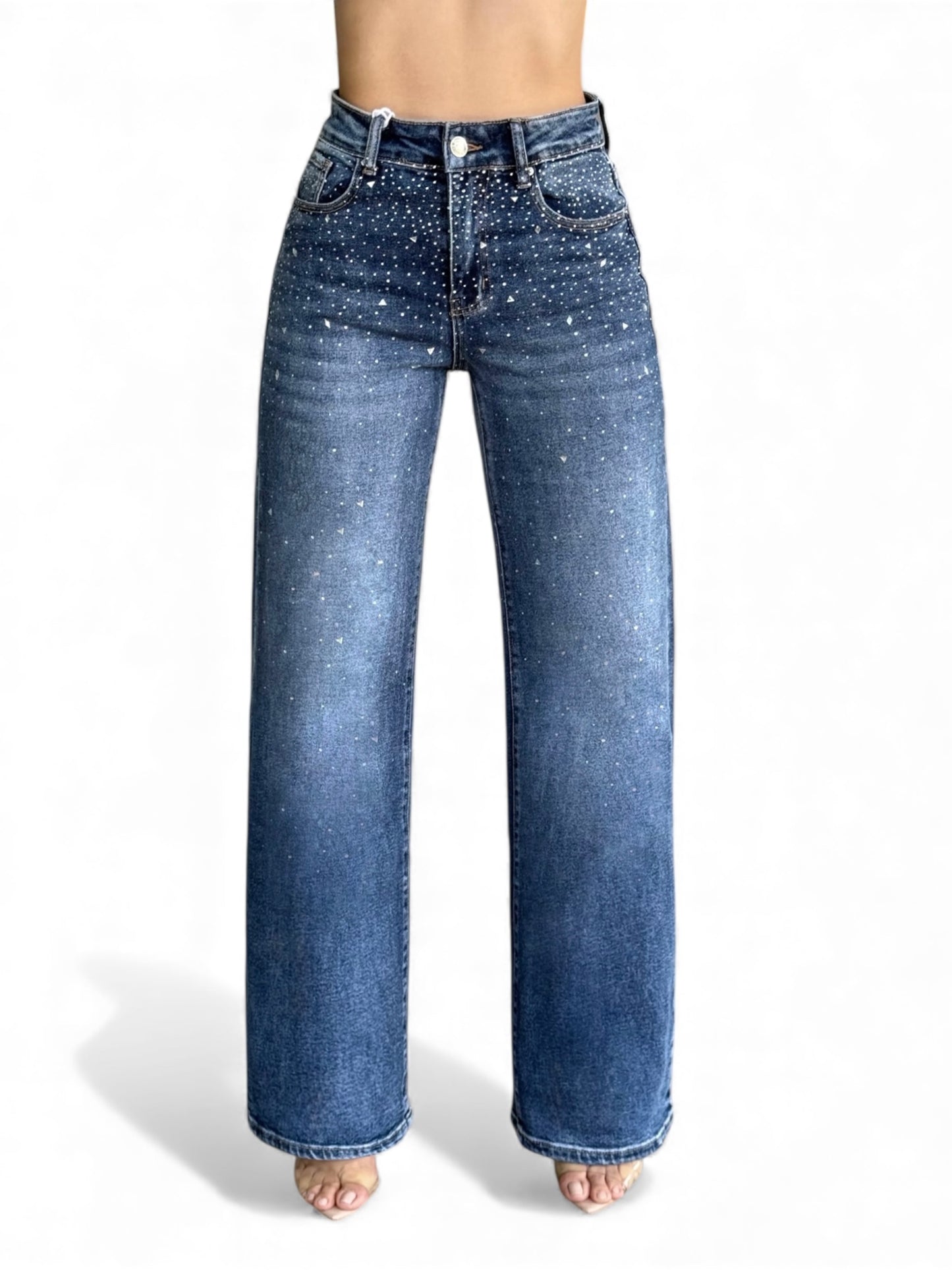 WIDE LEG BRILLOS BLUE