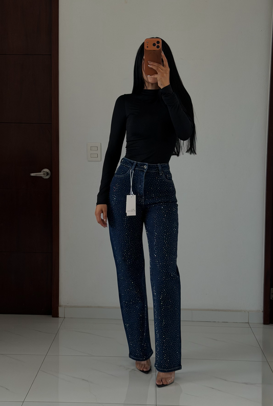 WIDE LEG DARK BRILLOS
