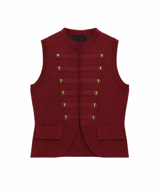 TOP CHALECO TINTO